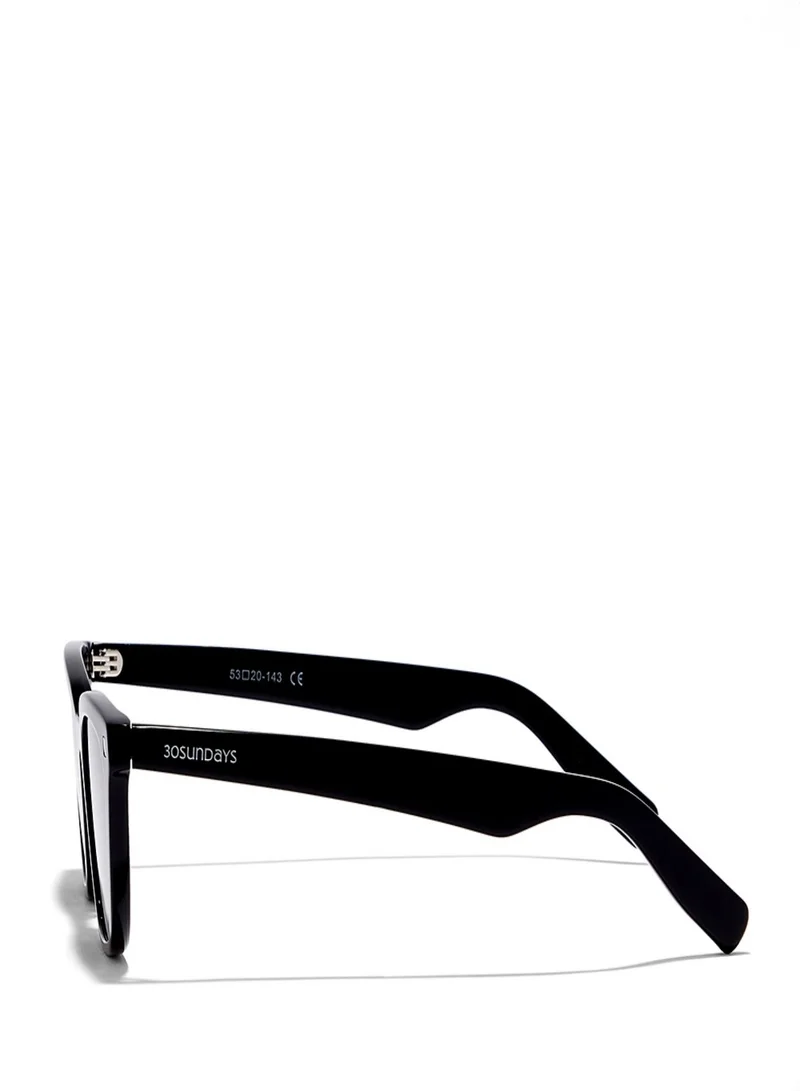 30Sundays 30Sundays THALIA Women's Cat Eye Sunglasses, Black