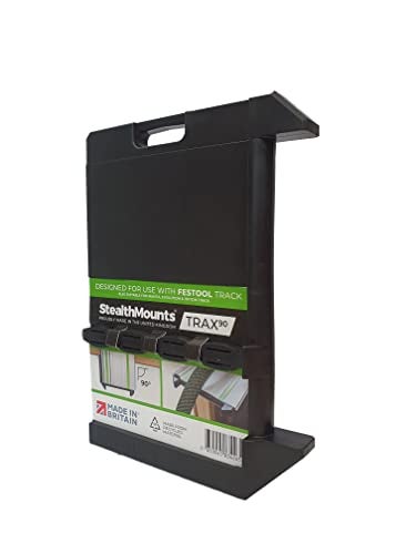 StealthMounts Trax90 Track Saw Square for Festool Track Saws 90 Right Angle Plunge Saw Guide Rail Angle Stop - Image 3
