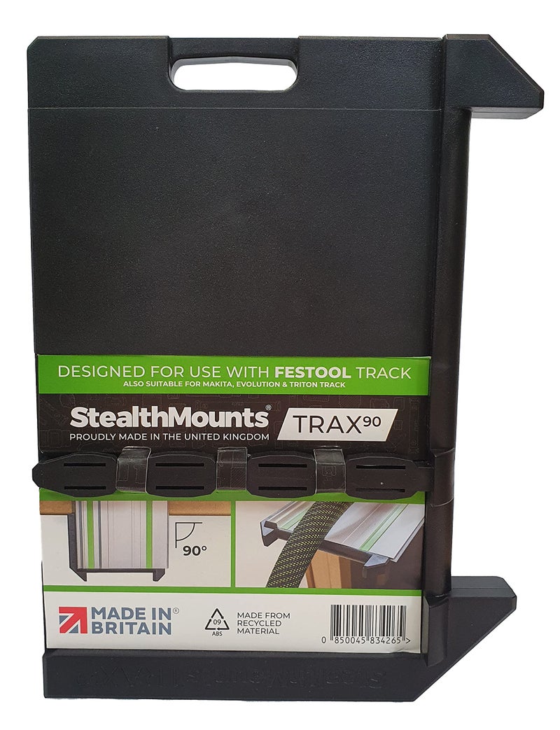 StealthMounts Trax90 Track Saw Square for Festool Track Saws 90 Right Angle Plunge Saw Guide Rail Angle Stop - Image 2