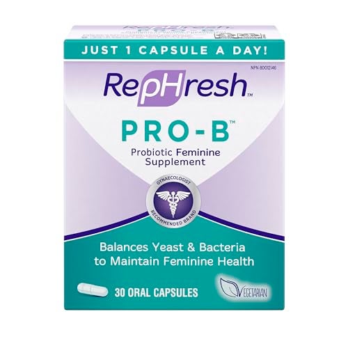 RepHresh ProB Womens Probiotic Probiotic Supplement for Women 30 Oral Capsules