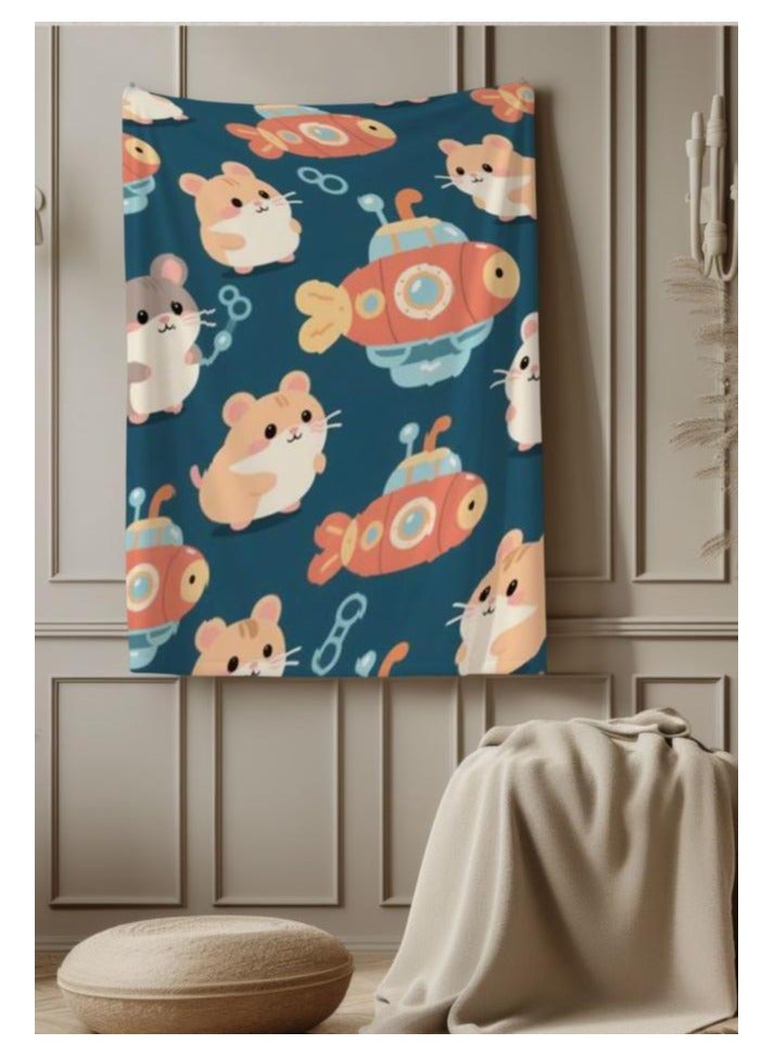 عام بطانية رقيقة من الفانيلا (دافئة ومريحة، ومناسبة للنوم واستخدام الألعاب وإزالة الغبار ومقاومة للرمل) 150 سم * 200 سم - 31 - Image 1