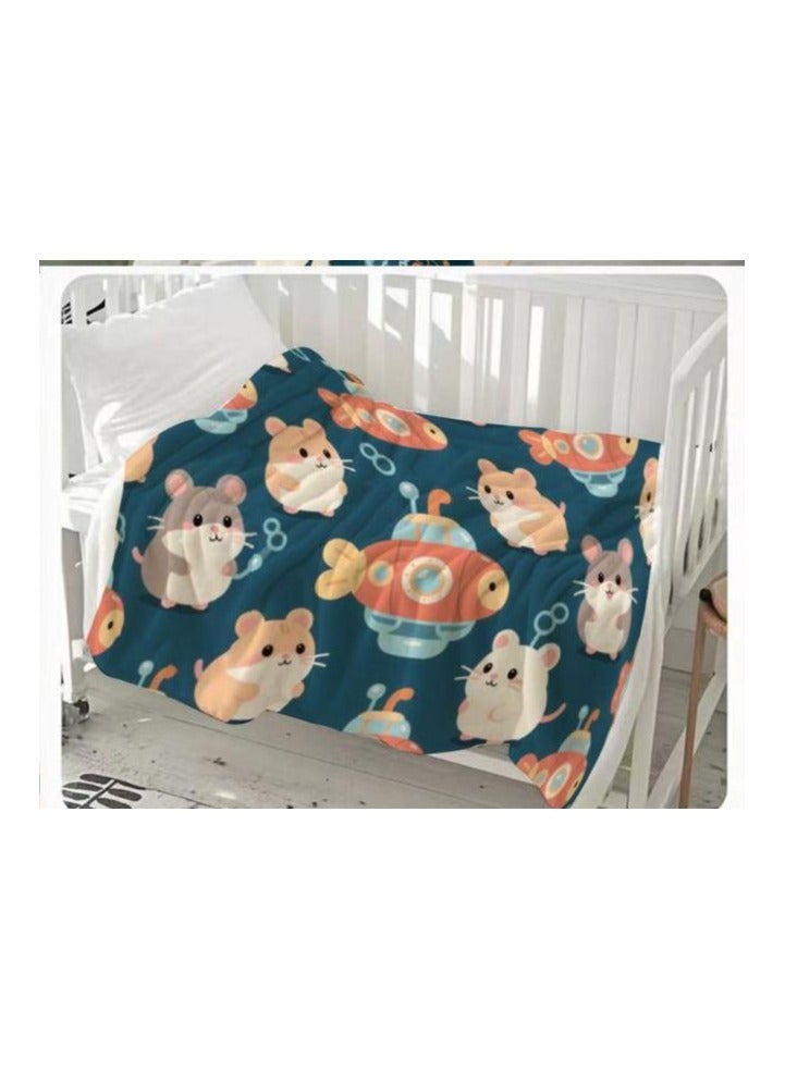 عام بطانية رقيقة من الفانيلا (دافئة ومريحة، ومناسبة للنوم واستخدام الألعاب وإزالة الغبار ومقاومة للرمل) 150 سم * 200 سم - 31 - Image 3