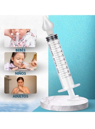 3Pcs Baby Nasal Aspirator Syringe Baby Nose Cleaner Rhinitis Nasal Washer Irrigator Baby Nose Washing for Children 10ML - view 4