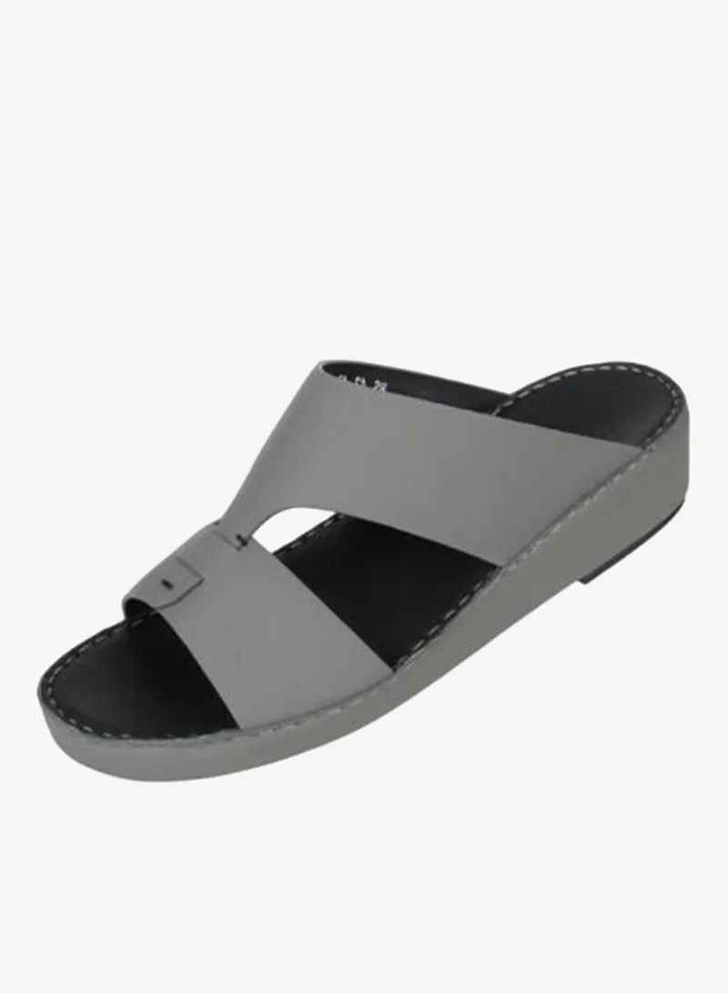 008-3812 Barjeel Uno Mens Arabic Sandals BS 42 Grey