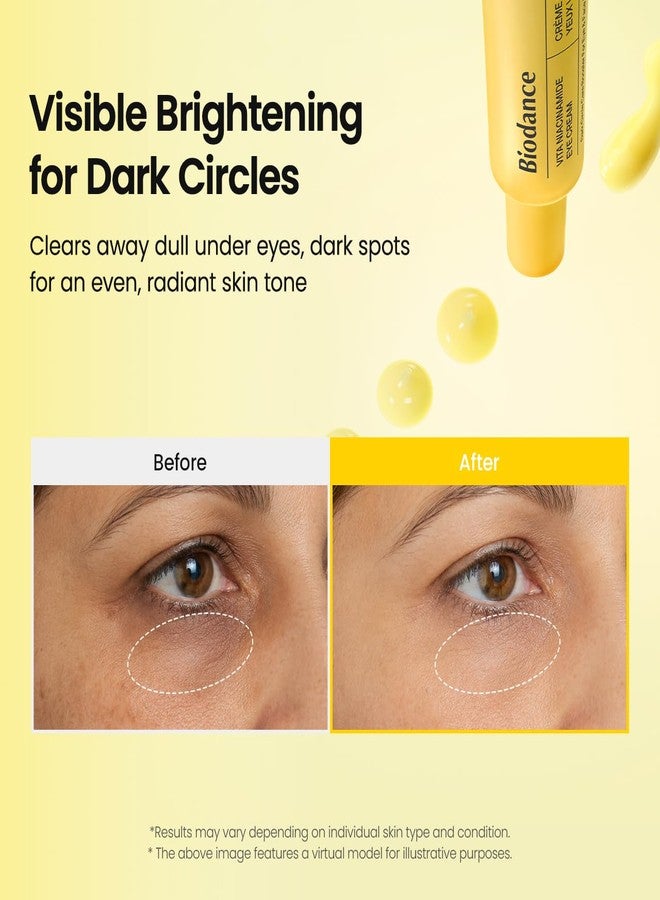 BIODANCE Vita Niacinamide Eye Cream, Under Eye Cream for Dark Circle and Dark Spots, Revitalizing, Brightening, Tone-evening, Self Care Gifts for Women, Korean Skin Care | 1.01 fl.oz - Image 3
