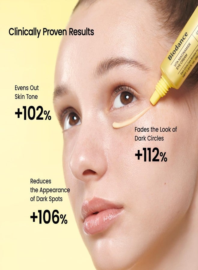 BIODANCE Vita Niacinamide Eye Cream, Under Eye Cream for Dark Circle and Dark Spots, Revitalizing, Brightening, Tone-evening, Self Care Gifts for Women, Korean Skin Care | 1.01 fl.oz - Image 4