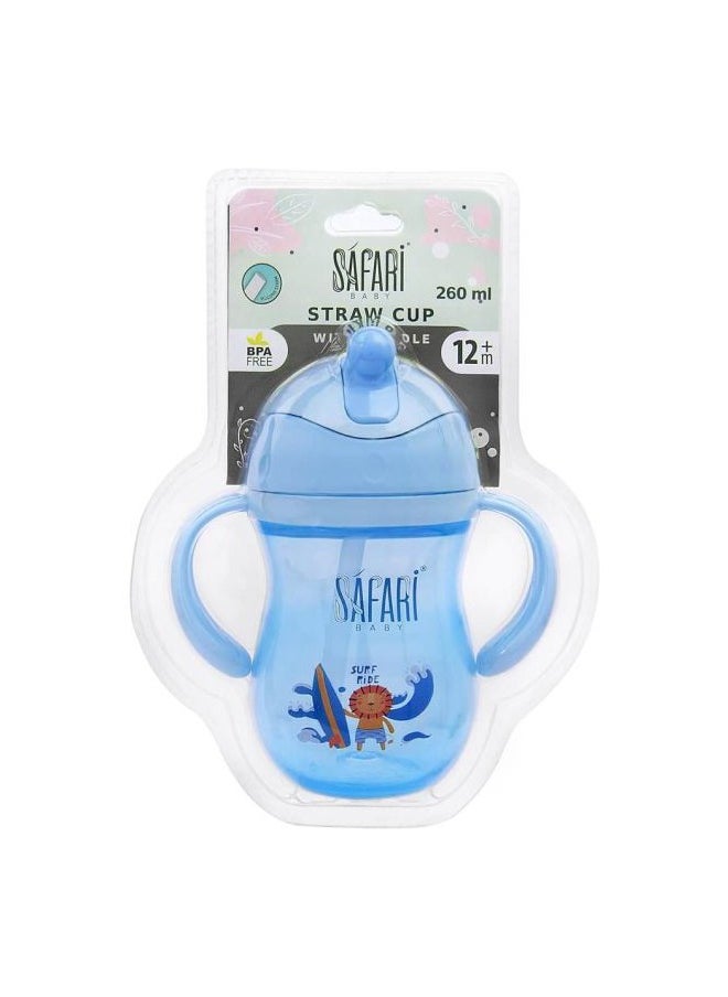 safari baby Straw Cup 260ml 12+m  - Image 1