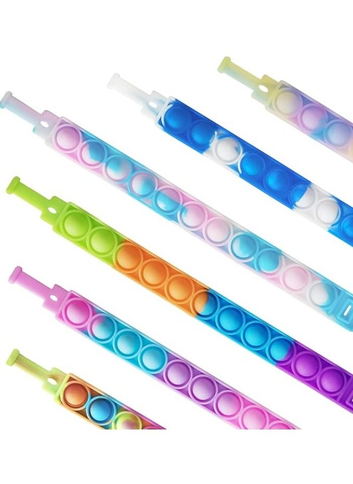12 Pcs Pop Bracelet Bubble Fidget Sensory Toys for Party Favors, Pop Keychain Bulk for Classroom Prizes, Easter Egg Basket Stuffers Christmas Valentine Gifts for Kids Students  - Image 3