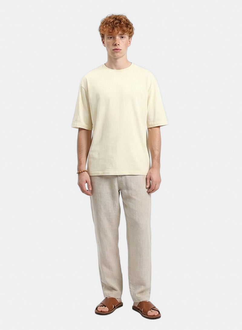 RAVIN Men Comfy Elbow-Sleeves Cotton Tee - Image 4