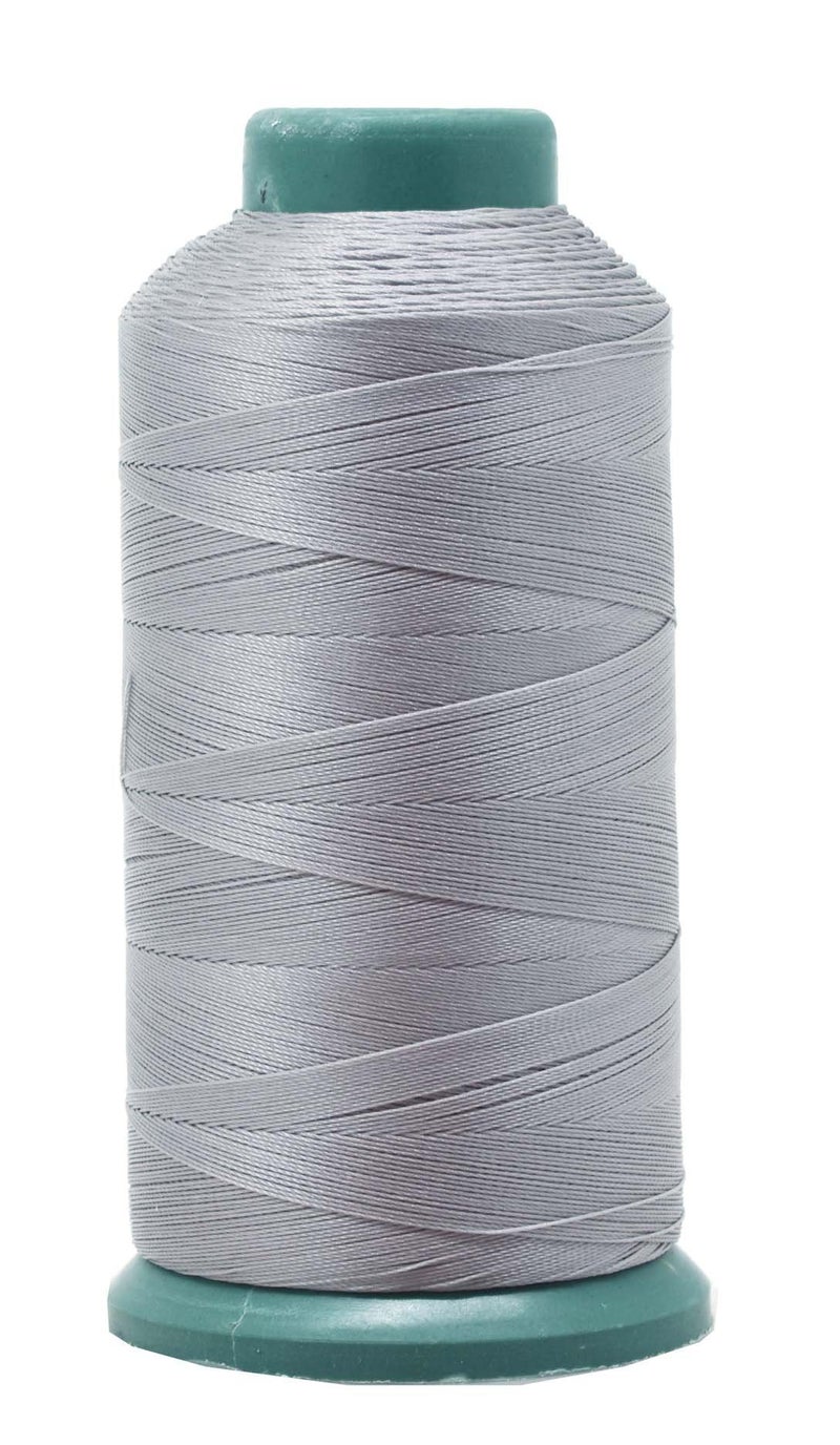 Mandala Crafts Bonded Nylon Thread Gray Heavy Duty Sewing Threads  1500 YDs Size 69 210D T70 Tex 70 Thread for Leather Jeans Weaving Outdoor Marine Upholstery Threads