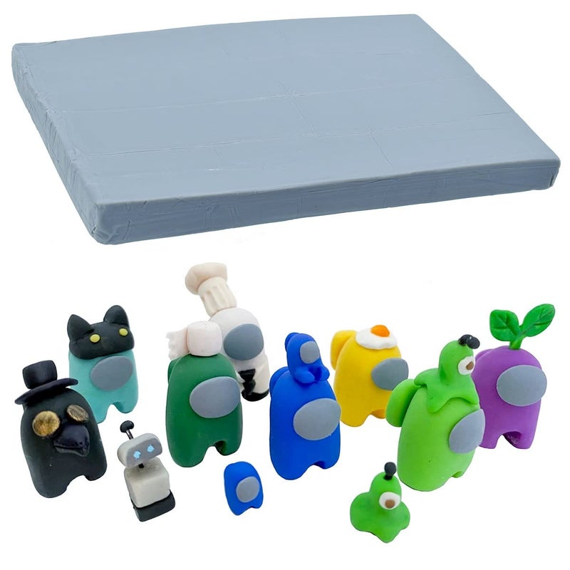 EKTA STATIONERY Polymer Clay 250gms Gray