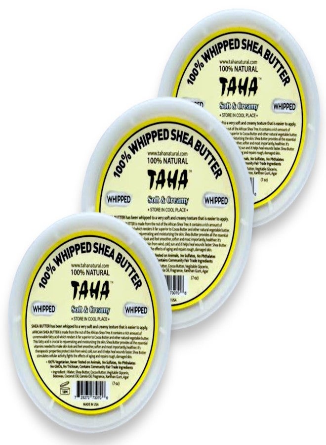 Taha Whipped Shea Butter, 7 Oz (Pack of 3)