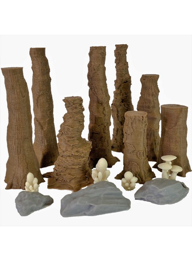 Extruded Gaming Forest Trees Set 3 - Image 1