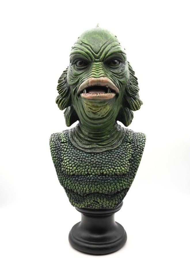 Rustix Lagoon Monster Bust – Intricately Designed Resin Statue of an Aquatic Creature, Perfect for Horror Collectors, Gothic Decor, and Unique Halloween Displays - Image 1