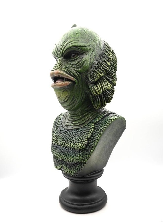 Rustix Lagoon Monster Bust – Intricately Designed Resin Statue of an Aquatic Creature, Perfect for Horror Collectors, Gothic Decor, and Unique Halloween Displays - Image 2