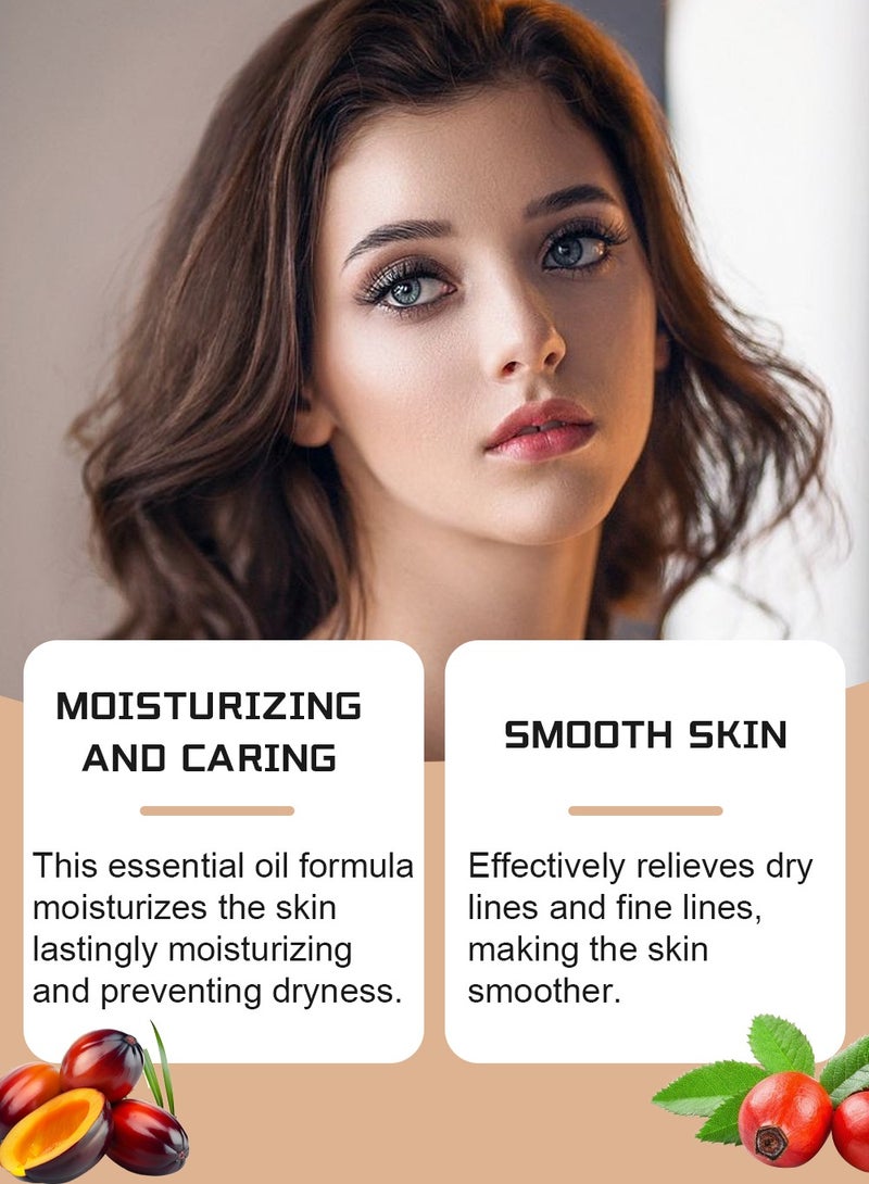 OUHOE Hydrating Squalane Rosehip Oil  - Fights Scars, Wrinkles, Anti-Aging Glow - Image 4