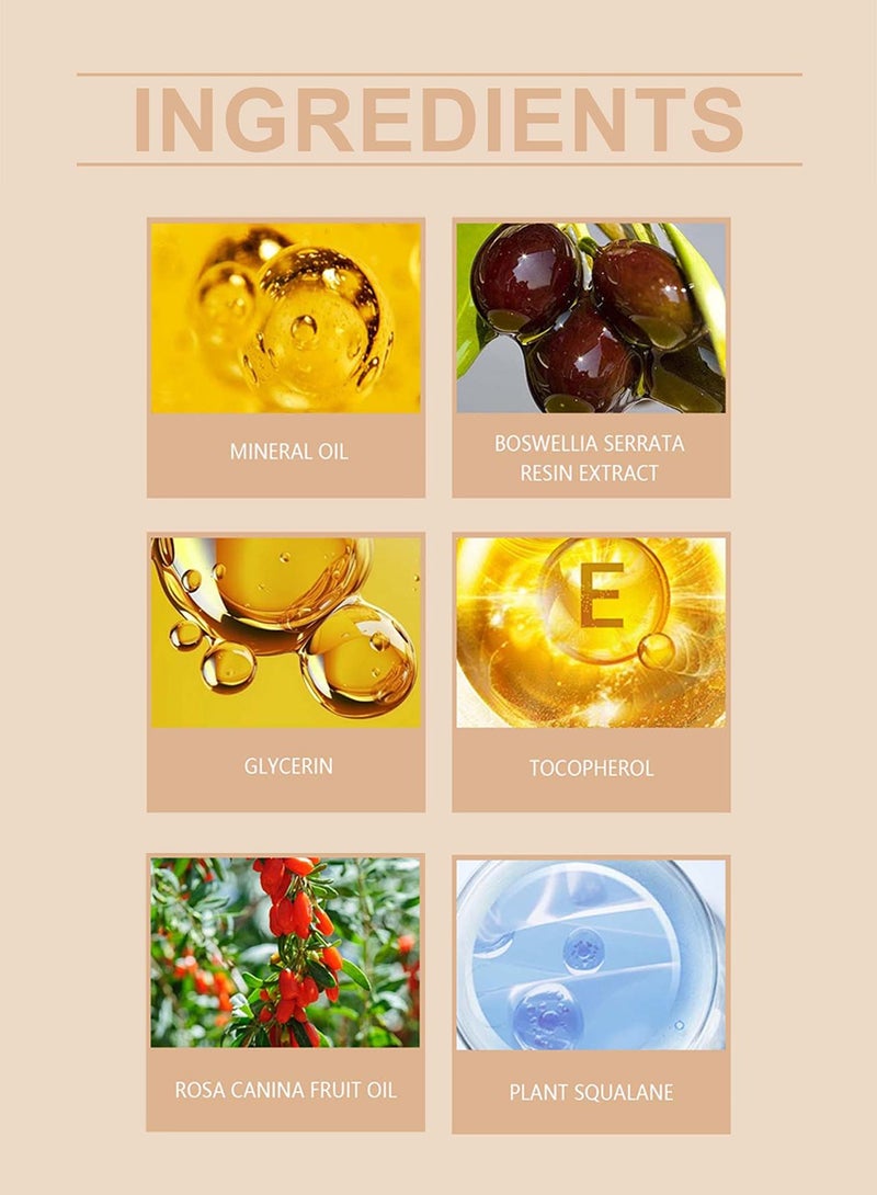 OUHOE Hydrating Squalane Rosehip Oil  - Fights Scars, Wrinkles, Anti-Aging Glow - Image 5