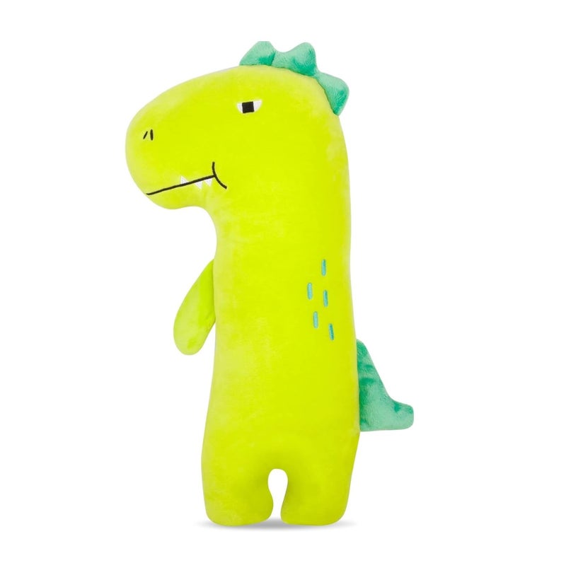 ZUKU ZUKU Kids car suppport Printed u-Shape Travelling Neck Band for Newborn Baby Mothers, Kids Neck Back Safety Cushions Teddy Pillow Soft Toys (Kids car Support Pillow seat Belt Green) - Image 1