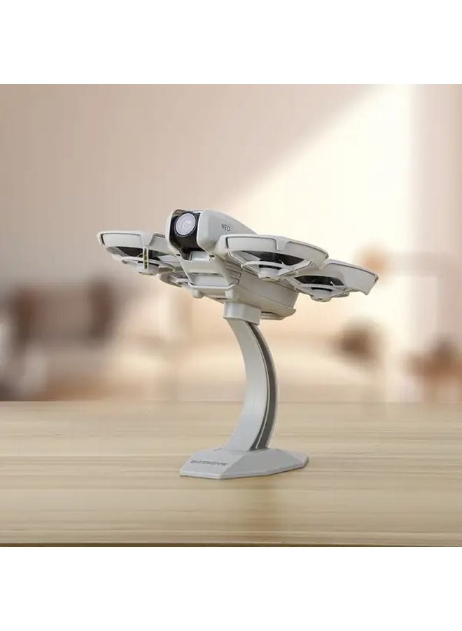 Gray DJI NEO Drone Stand Adjustable Height Anti Tip Base Stable Display Home Office - Image 3