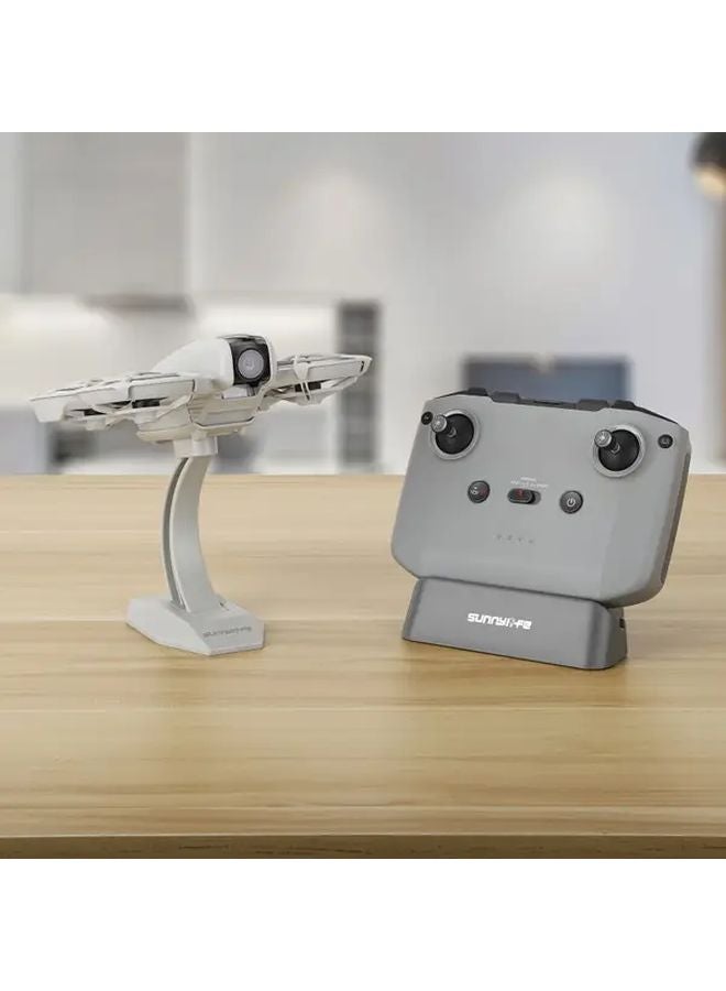 Gray DJI NEO Drone Stand Adjustable Height Anti Tip Base Stable Display Home Office - Image 2