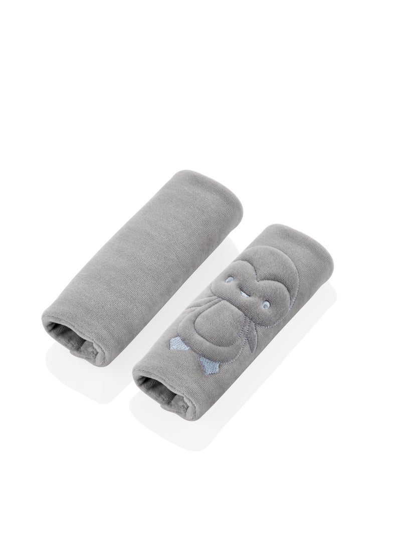 BabyJem Soft Cotton Seat Belt Pads for Baby - Protects Neck & Shoulder from Hard Surfaces - Fits Car Seats & Strollers - Comfortable & Durable  - Image 1