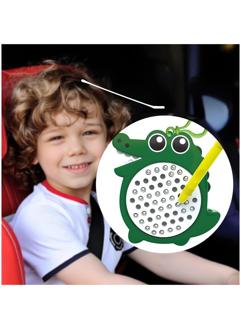 Magnetic Drawing Board for Kids,Perfect Magnetic Travel Toy for Airplane,Car Ride Activities,Road Trip Activities for Kids,Reusable Kids Toddlers Gift Magnetic Drawing Board(Crocodile) - Image 5