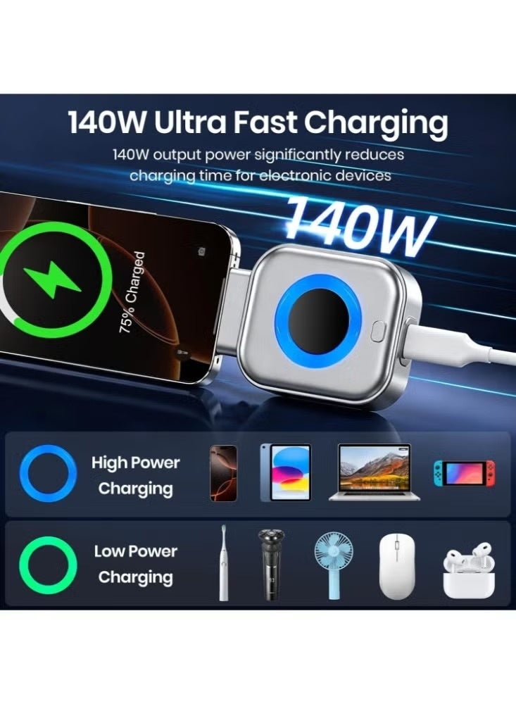 X01 Type-C 140W Auto-Disconnect Smart Charging Adapter with LED Indicator - Image 5