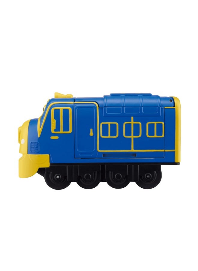 CHUGGINGTON Chuggington - Pop and Transform Chuggers - Brewster - 5" Transforming Train Toy - Free-Rolling Wheels - Birthday Gift for Preschool Kids Age 3 and Up - Fun for 3 4 5 Year Old Boys and Girls  - Image 4