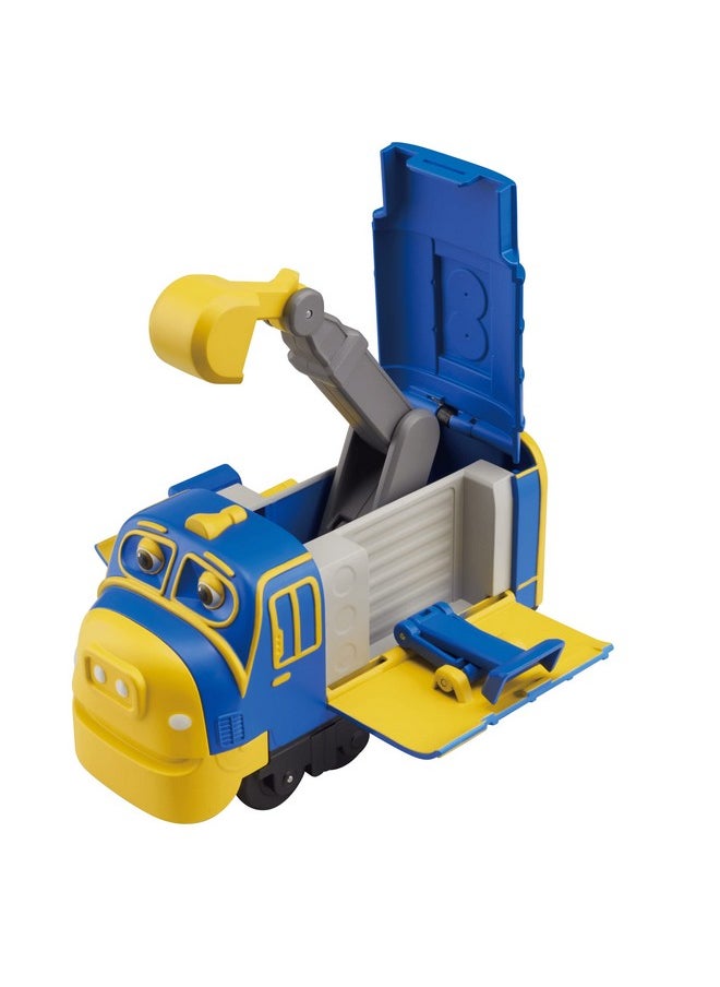 CHUGGINGTON Chuggington - Pop and Transform Chuggers - Brewster - 5" Transforming Train Toy - Free-Rolling Wheels - Birthday Gift for Preschool Kids Age 3 and Up - Fun for 3 4 5 Year Old Boys and Girls  - Image 1