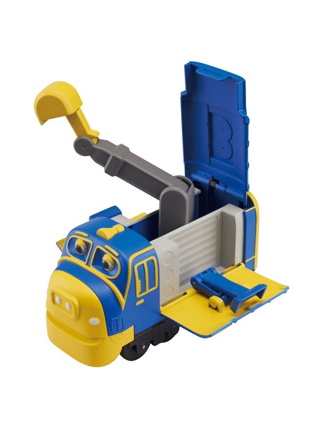 CHUGGINGTON Chuggington - Pop and Transform Chuggers - Brewster - 5" Transforming Train Toy - Free-Rolling Wheels - Birthday Gift for Preschool Kids Age 3 and Up - Fun for 3 4 5 Year Old Boys and Girls  - Image 2