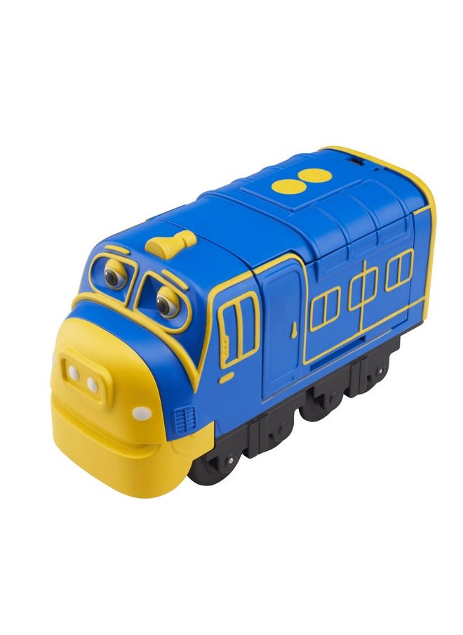CHUGGINGTON Chuggington - Pop and Transform Chuggers - Brewster - 5" Transforming Train Toy - Free-Rolling Wheels - Birthday Gift for Preschool Kids Age 3 and Up - Fun for 3 4 5 Year Old Boys and Girls  - Image 3