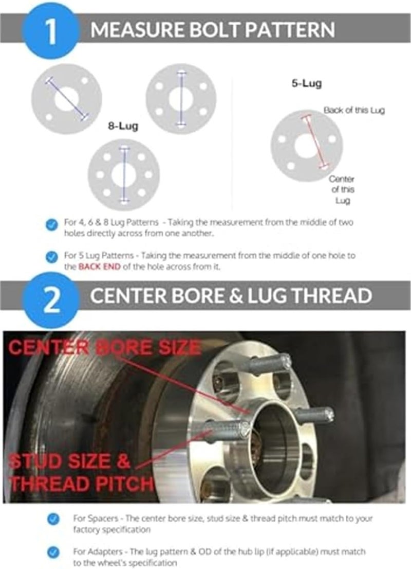 QASULER 2pcs Wheel Spacers 10mm - Image 4