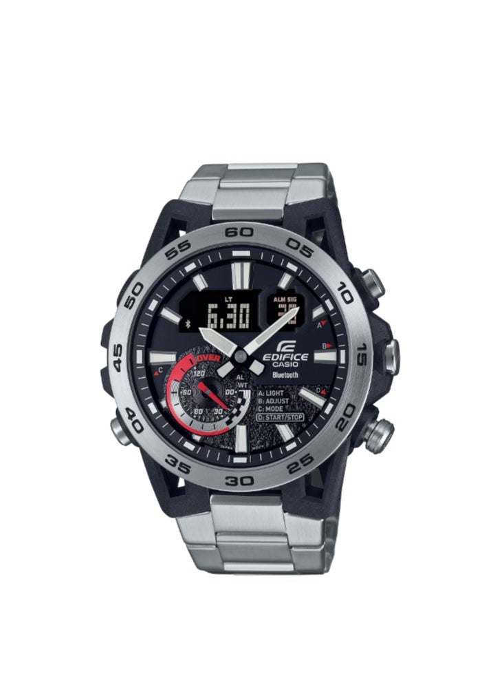 EDIFICE CASIO - Stainless Steel Chronograph Watch ECB-40D-1ADF - Image 1