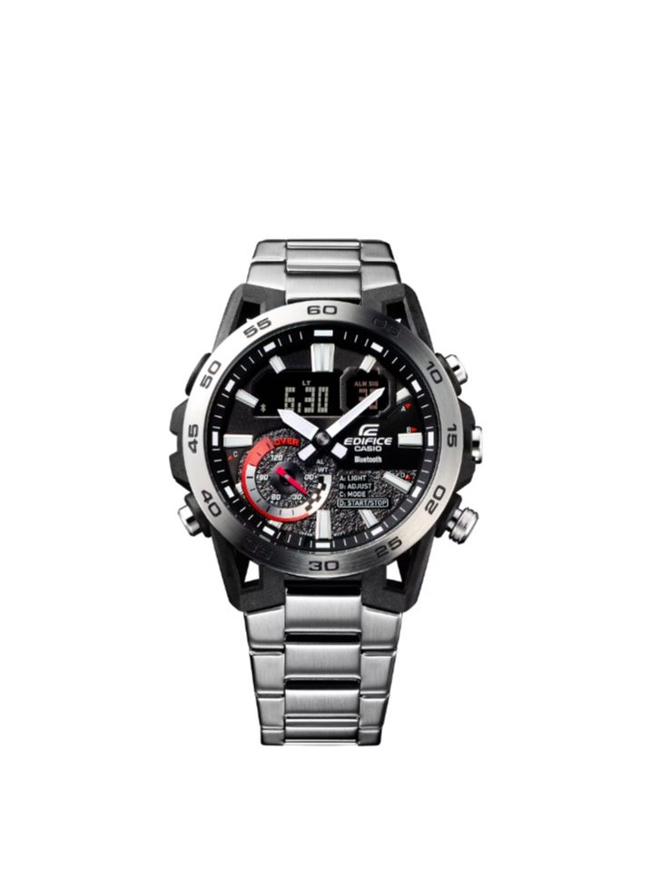 EDIFICE CASIO - Stainless Steel Chronograph Watch ECB-40D-1ADF - Image 1