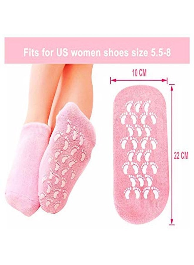 SEASPIRIT Moisturizing Gel Socks, Ultra-Soft Moisturizing Socks with Spa Quality Gel for Moisturizing, Gel Socks Helps Repair Dry Cracked Skins for Men and Women (silicone Moisturize Spa gel Socks) - Image 5