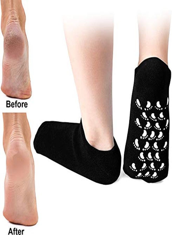 SEASPIRIT Moisturizing Gel Socks, Ultra-Soft Moisturizing Socks with Spa Quality Gel for Moisturizing, Gel Socks Helps Repair Dry Cracked Skins for Men and Women (silicone Moisturize Spa gel Socks) - Image 3