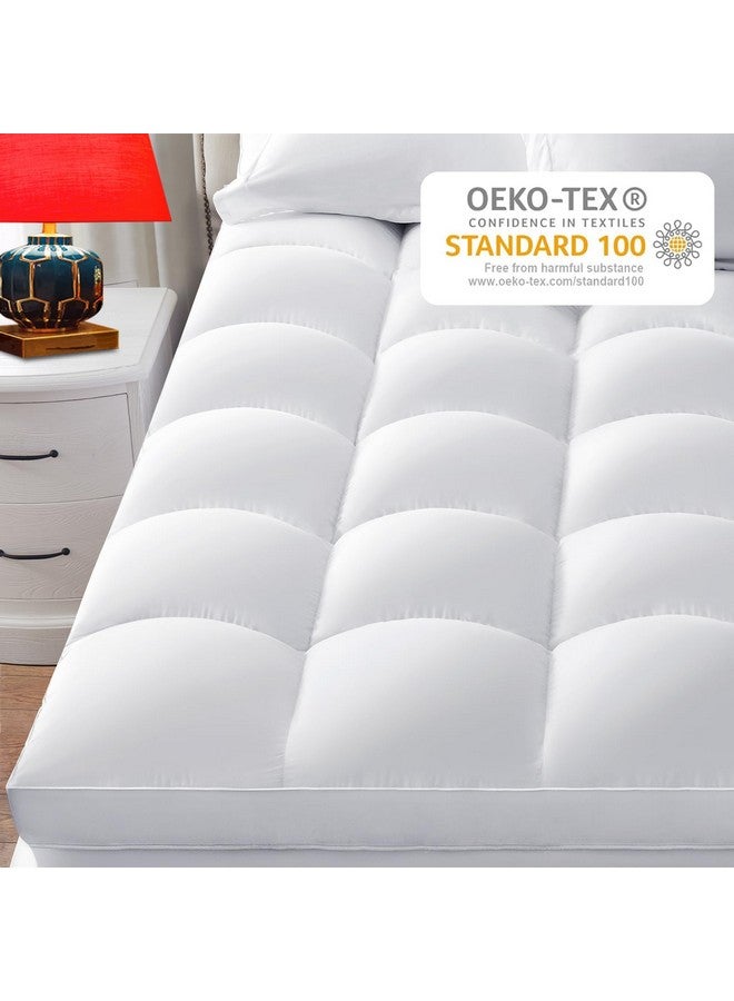 CHOKIT CHOKIT Twin XL Mattress Topper, College Dorm Extra Thick Pillow Top Mattress Pad for Back Pain Relief, Cooling Bed Topper Mattress Cover with 8-21 Inch Deep Pocket  - Image 5