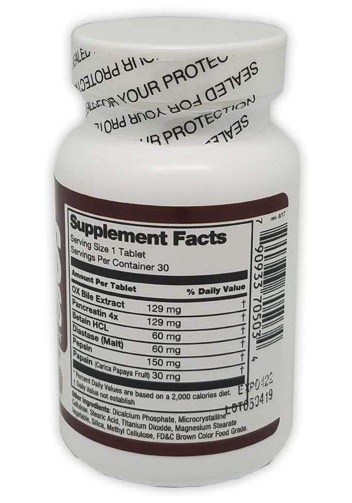 Germa Bile Salts Natural Dietary Supplement for Liver Support - 30 Tablets - Image 3