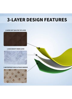 Easy-Going Easy-Going 100% Waterproof Dog Bed Cover, Non-Slip Pet Blanket for Furniture, Washable Couch Cover, Repleasement Sofa Cover (86X82 in,Coffee)  - Image 4