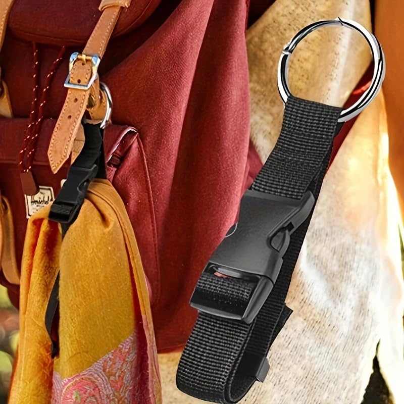 iCONY Add a Bag Belt, Luggage Strap, Jacket Gripper, Baggage Suitcase Straps Belts Black Outdoor Sports | Camping & Hiking | Hiking Backpacks 1 Pack (Brown, 1INCH) - Image 5