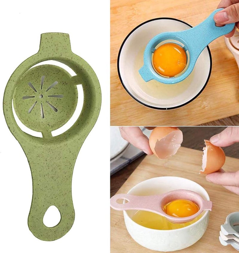 Bamutu 3PCS Egg Separator Egg Yolk White Separator Egg White Separator Egg Whites Strainer Filter Divider Egg Separator Tool Kitchen Baking Gadget - Image 3