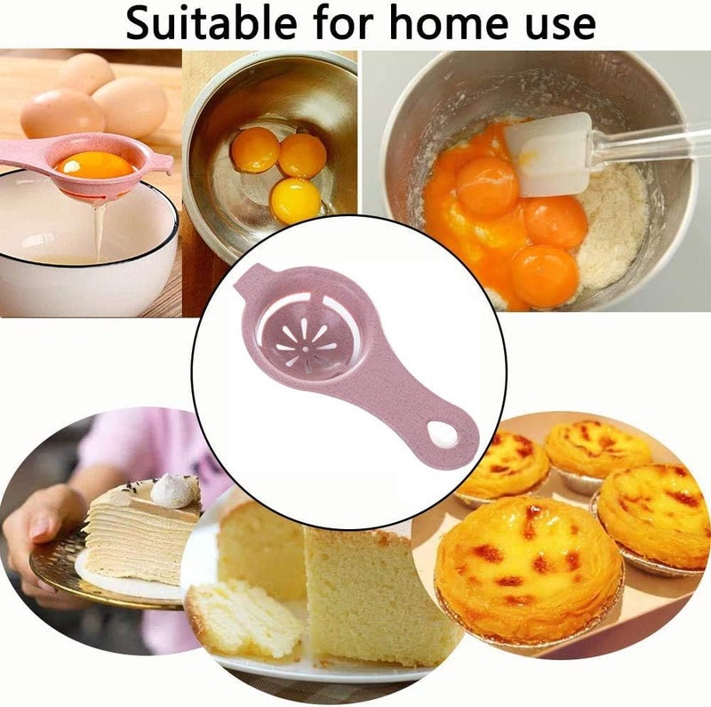 Bamutu 3PCS Egg Separator Egg Yolk White Separator Egg White Separator Egg Whites Strainer Filter Divider Egg Separator Tool Kitchen Baking Gadget - Image 4