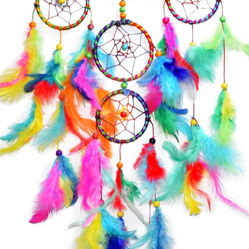 Bindian Dream Catcher for Home Decor, Bedroom, Living Room, Wall Hanging, with Light (Color 17) - Image 3