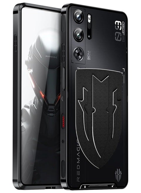 متوافقة مع Nubia Red Magic 9 Pro Plus / Pro+، حافظة وظيفة تبديد الحرارة ومقاومة السقوط، مصنوعة من مواد شفافة فاخرة البولي كربونات غطاء معدني.
