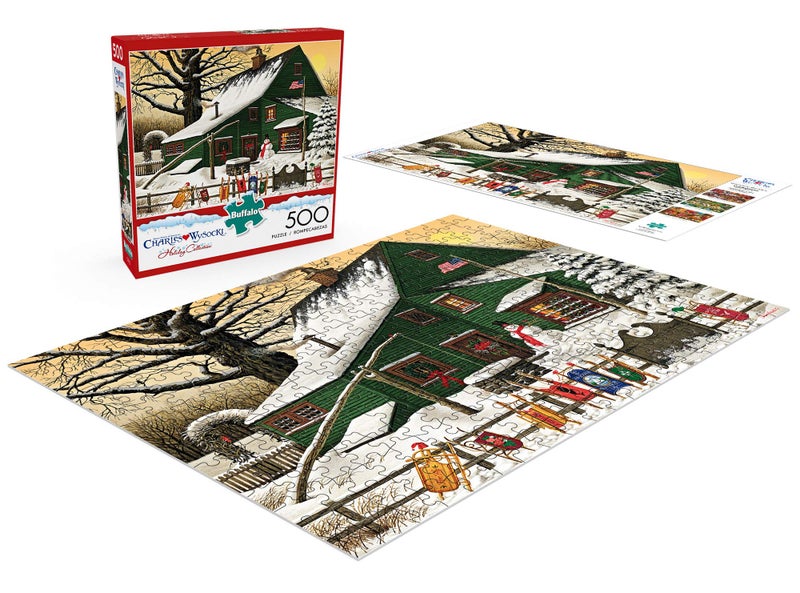 Buffalo Games - Charles Wysocki - Cocoa Break at The Copperfields - 500 Piece Jigsaw Puzzle Multi, 21.25"L X 15"W - Image 3