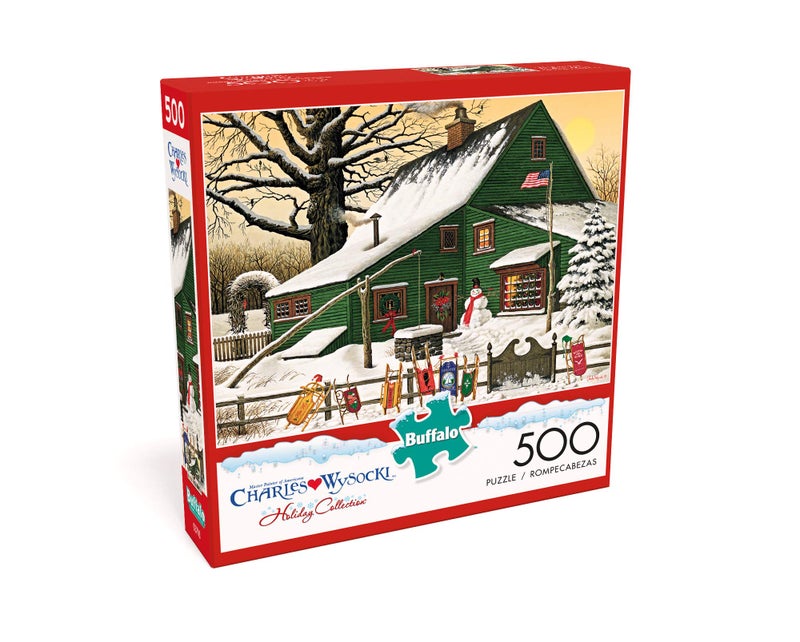 Buffalo Games - Charles Wysocki - Cocoa Break at The Copperfields - 500 Piece Jigsaw Puzzle Multi, 21.25"L X 15"W - Image 2