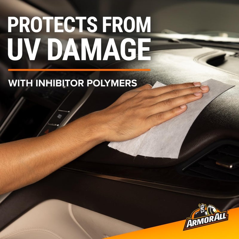 Extreme Shield Protectant Wipes by, Interior Car Cleaning Wipes with UV Protection Against Cracking and Fading, 25 Count - Image 4