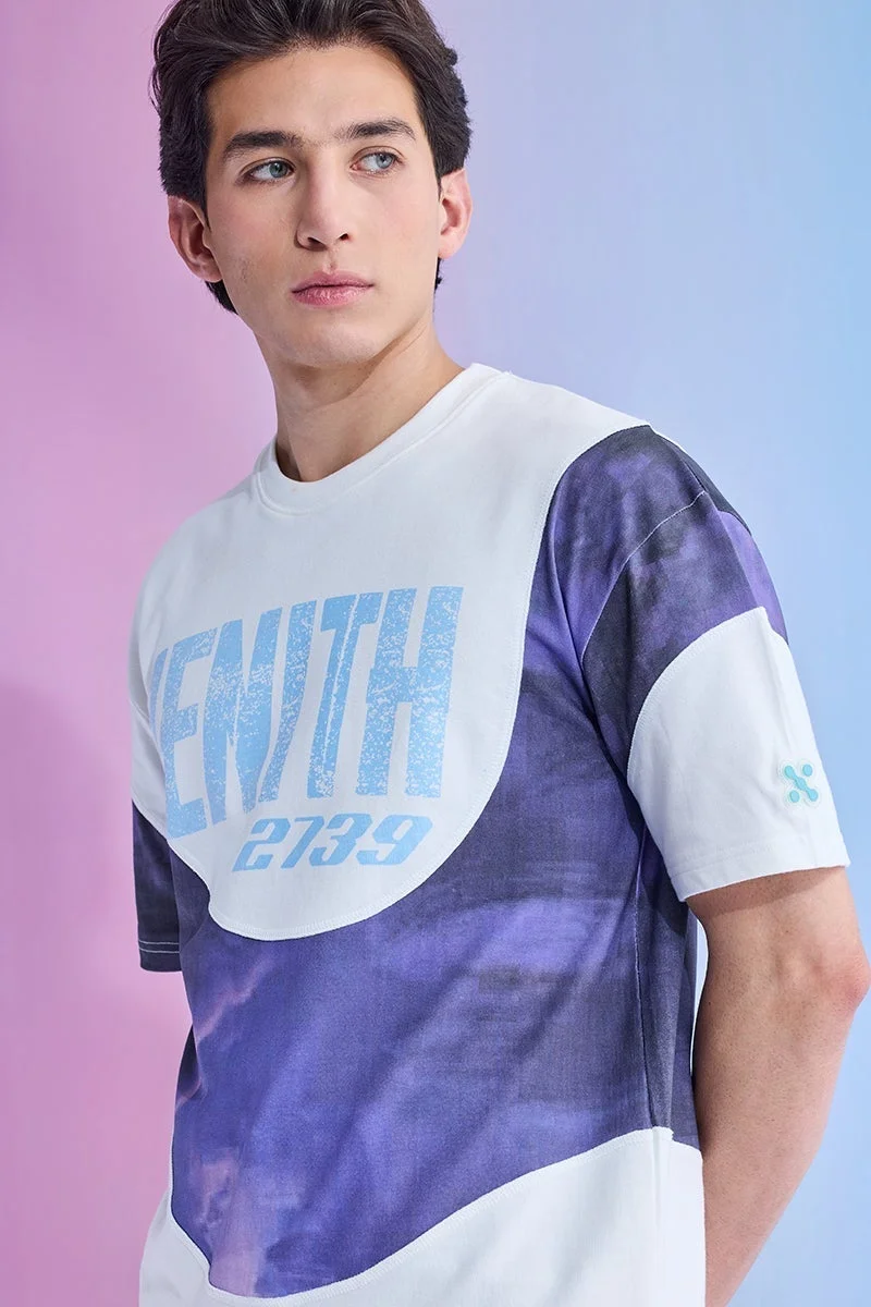 SNITCH Utopia Zenith Panelled Oversized T-Shirt