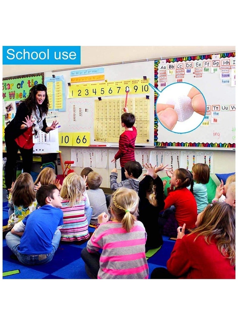 هاهاهاي 500 زوج (1000PCS) من النقاط ذاتية اللصق ، وأشرطة معدنية لزجة معدنية مع منصات مستديرة للخطاف والحلقة ، وقطر 15 مم قوي مقاوم للماء ، ومناسب للفصل الدراسي ، والمكتب ، والمنزل - Image 5