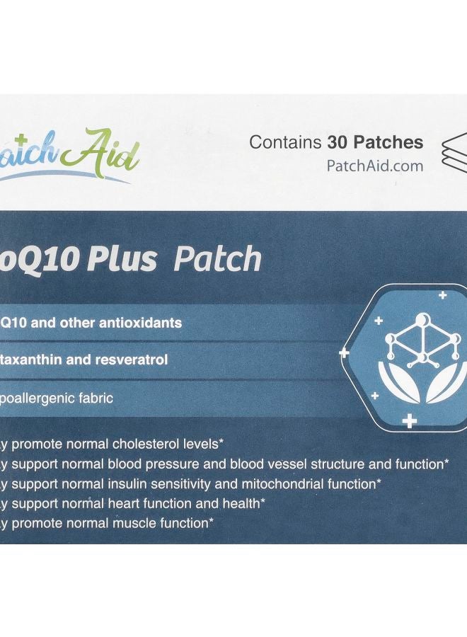 PatchAid لصقة CoQ10 بلس 30 لصقة - Image 1